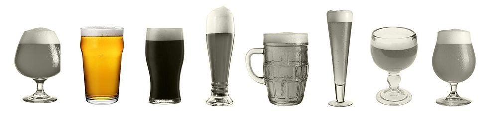 Verre bière Nonic Pint réputé pour moins se casser